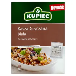 Kupiec Kasza Gryczana Biała 4X100 G