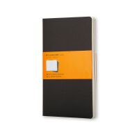 Moleskine Zestaw 3 Zeszytów Cahier Journals P (9x14cm) w linie, 64 strony, czarny [BIURO]