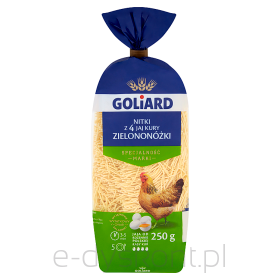 Goliard Makaron Z Jaj Kury Zielononóżki 250 G