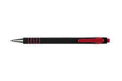 Długopis automatyczny Q-CONNECT LAMBDA, 0,7mm, czerwony
