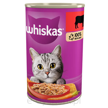 Whiskas W sosie z wołowiną 400 g