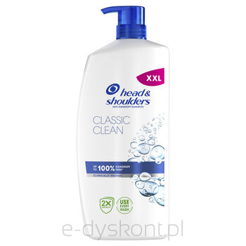 Head Shoulders Classic Clean Codzienny szampon przeciwłupieżowy z pompką 800 ml