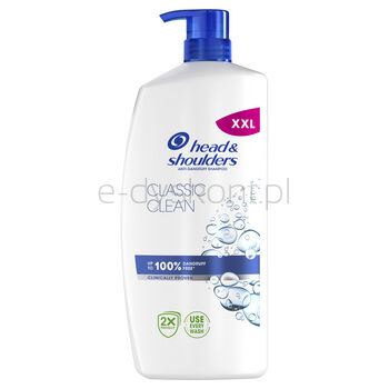 Head & Shoulders Szampon Przeciwłupieżowy Classic Clean Codzienny z pompką 800 ml