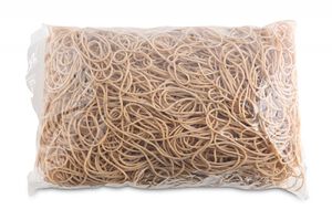 Office Products Gumki recepturki średnica 100mm, 1,5x1,5mm, 60% kauczuku, 1000g, zgrzewka, naturalne