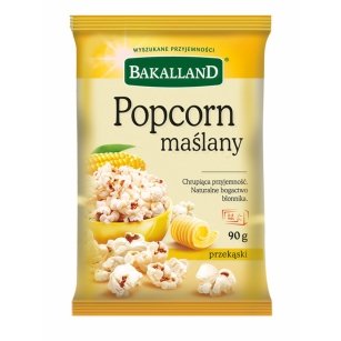 Bakalland Popcorn Maślany 90G 