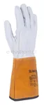 Rękawice spawalnicze DONAU SAFETY DS-KEV WELTIG, kevlar, skóra kozia, rozm. 10/XL, biało-złote - 2