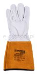 Rękawice spawalnicze Donau SAFETY DS-KEV WELTIG, kevlar, skóra kozia, rozm. 10/XL, biało-złote - 4