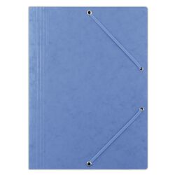 Donau Teczka Z Gumką Preszpan, A4, 390Gsm, 3-Skrz., Niebieska 