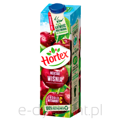 Hortex Wiśnia Nektar Karton 1 L