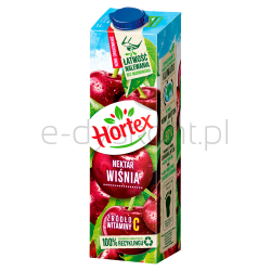 Hortex Wiśnia Nektar Karton 1 L