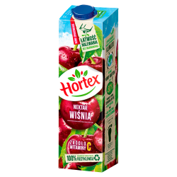 Hortex Wiśnia Nektar Karton 1 L