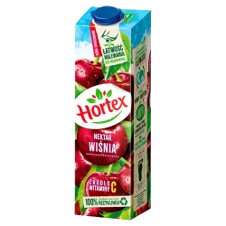 Hortex Wiśnia Nektar Karton 1 L