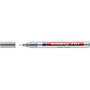 Marker Olejowy E-751 Edding, 1-2 Mm, Srebrny