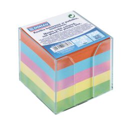 Donau Kostka nieklejona, w pudełku, 92x92x82mm, mix kolorów