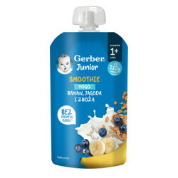 Gerber Smoothie Yogo Banan, jagoda i zboża 110 g