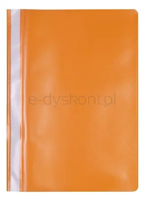 Skoroszyt Office Products, Pp, A4, Miękki, 100/170Mikr., Pomarańczowy