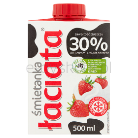 Łaciata Śmietanka UHT30% Tłuszczu 500Ml