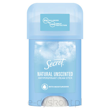 Secret Natural Unscented Dezodorant Antyperspiracyjny W Kremie 40Ml