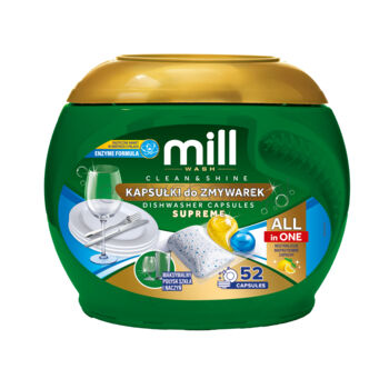 Mill Kapsułki do zmywarek CLEAN&SHINE Supreme 52 szt.
