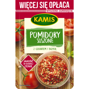 Kamis Suszone Pomidory Czosnek Baz 50G