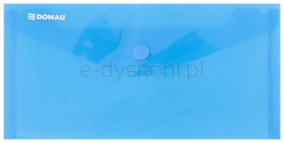 Donau Teczka Kopertowa Zatrzask, Pp, Dl, 180Mikr., Niebieska 