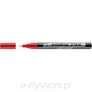 Marker olejowy e-792 EDDING, 0,8mm, czerwony