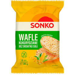 SONKO Wafle kukurydziane bez dodatku soli 35g