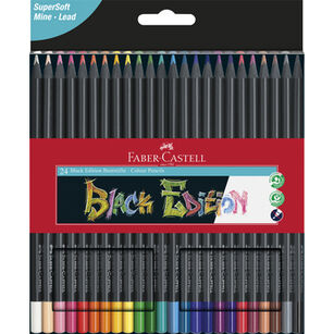 Kredki trójkątne black edition 24 kol. FABER-CASTELL