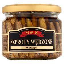 Mk Szproty Wędzone W Oleju 250 G