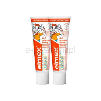 Elmex Pasta Do Zębów dla dzieci Kids 0-6 lat 50 ml 2 sztuki
