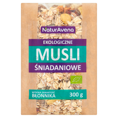 Naturavena Ekologiczne musli śnadaniowe 300g