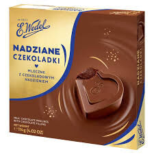 Wedel Nadziane Czekoladki Z Czekoladowym Nadzieniem 114G