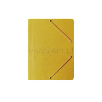 Teczka preszpanowa z gumką Bantex a4 żółta