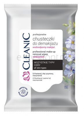 Cleanic Chusteczki Do Demakijażu Profesjonalne, 10 Szt.