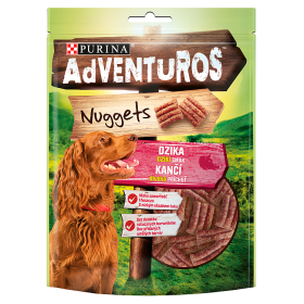 AdVENTuROS Nuggets Karma dla dorosłych psów o smaku dzika 90 g