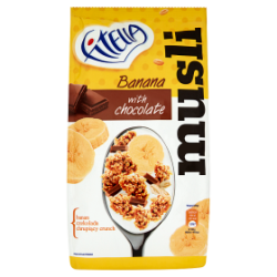 Fitella Musli Bananowe Z Kawałkami Czekolady I Nasionami Chia 300G