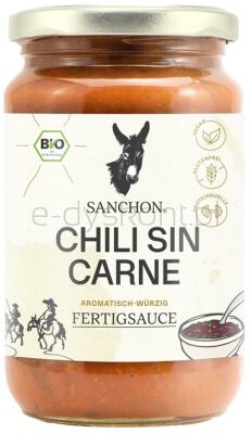 Sanchon Sos chili sin carne bezglutenowy BIO 330 ml