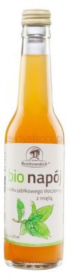 Rembowscy Napój z soku jabłkowego z miętą  BIO 275 ml