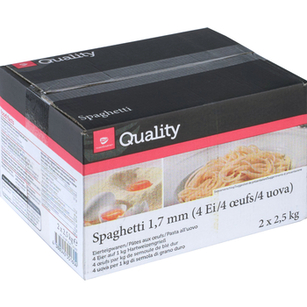 Tgq Makaron 4-Jajeczny Spaghetti 2X2,5Kg