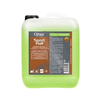Clinex Preparat SportHall, myjąco-pielęgnujacy, do podłóg, 5l