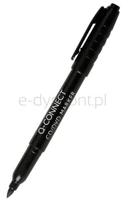 Q-Connect Marker Do Płyt Cd/Dvd 1Mm (Linia), Czarny 