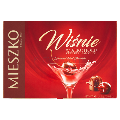 Mieszko Bomboniera Wiśnie W Alkoholu 142G