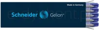 Schneider Wkład Gelion+ Do Długopisu Format G2, Niebieski  - 2