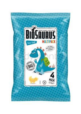 Biosaurus Chrupki Kukurydziane Dinozaury Z Solą Morską Bezgl. Bio 4X15 G