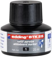 Edding Tusz do uzupełniania markerów do tablic suchościeralnych E-BTK 25 czarny [BIURO]