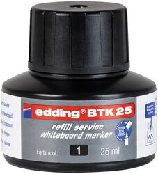 Edding Tusz do uzupełniania markerów do tablic suchościeralnych E-BTK 25 czarny [BIURO]