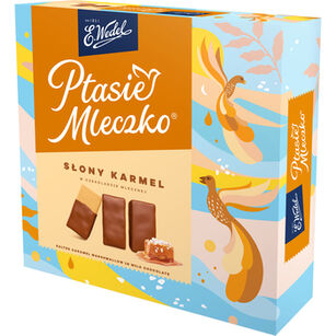 Ptasie Mleczko Słony Karmel W Czekoladzie Mlecznej 340G