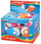 Keyroad Gumka Uniwersalna Comma, pakowane na displayu, mix kolorów - 2