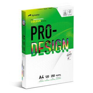 Pro-Design Fsc Papier kserosatynowany, klasa A++, A4, 168CIE, 120gsm, 250 ark. [BIURO]