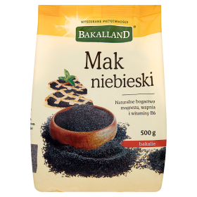 Bakalland Mak Niebieski 500G 